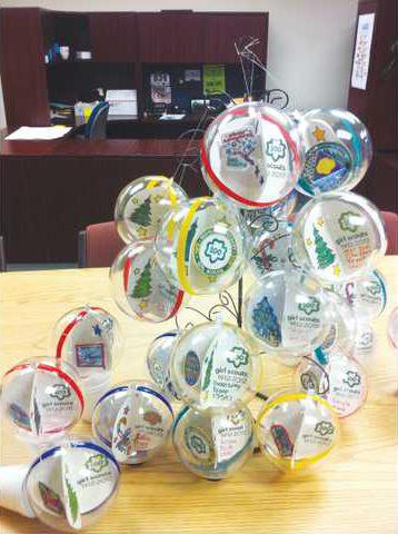 girl scout ornament craft