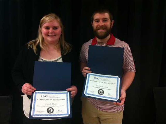 UNG Poultry scholarships Hunt Garrett