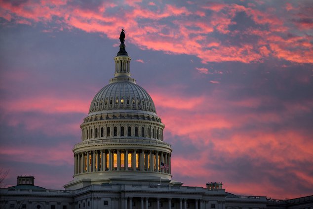 Taxes Capitol sunset