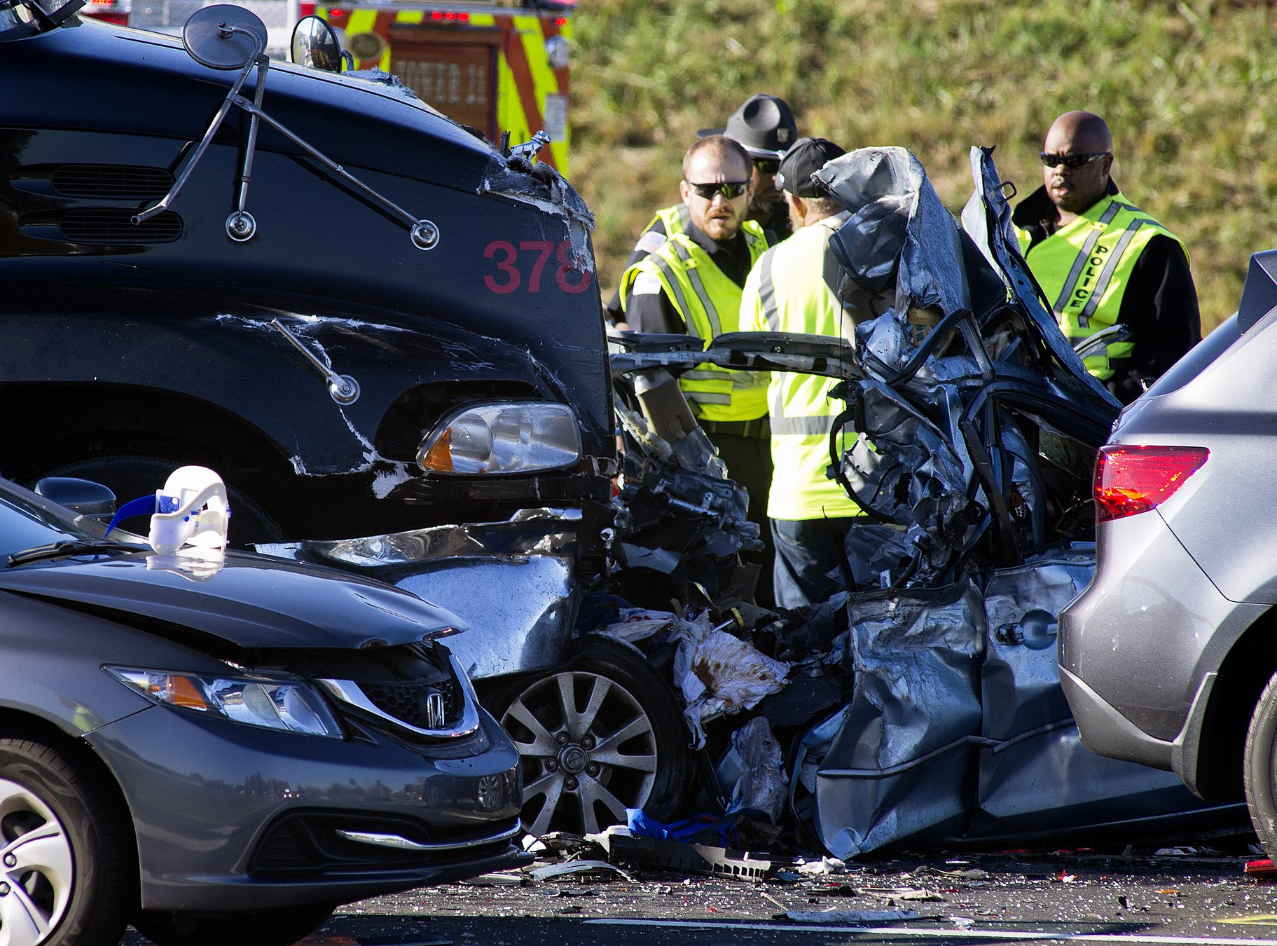 Driver faces up to year in jail after 11-car wreck in November