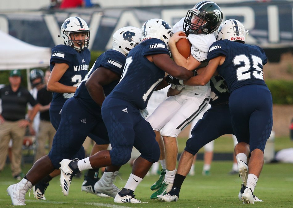 High School Football North Hall Holds On To Beat White County 27