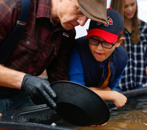 Gold panning