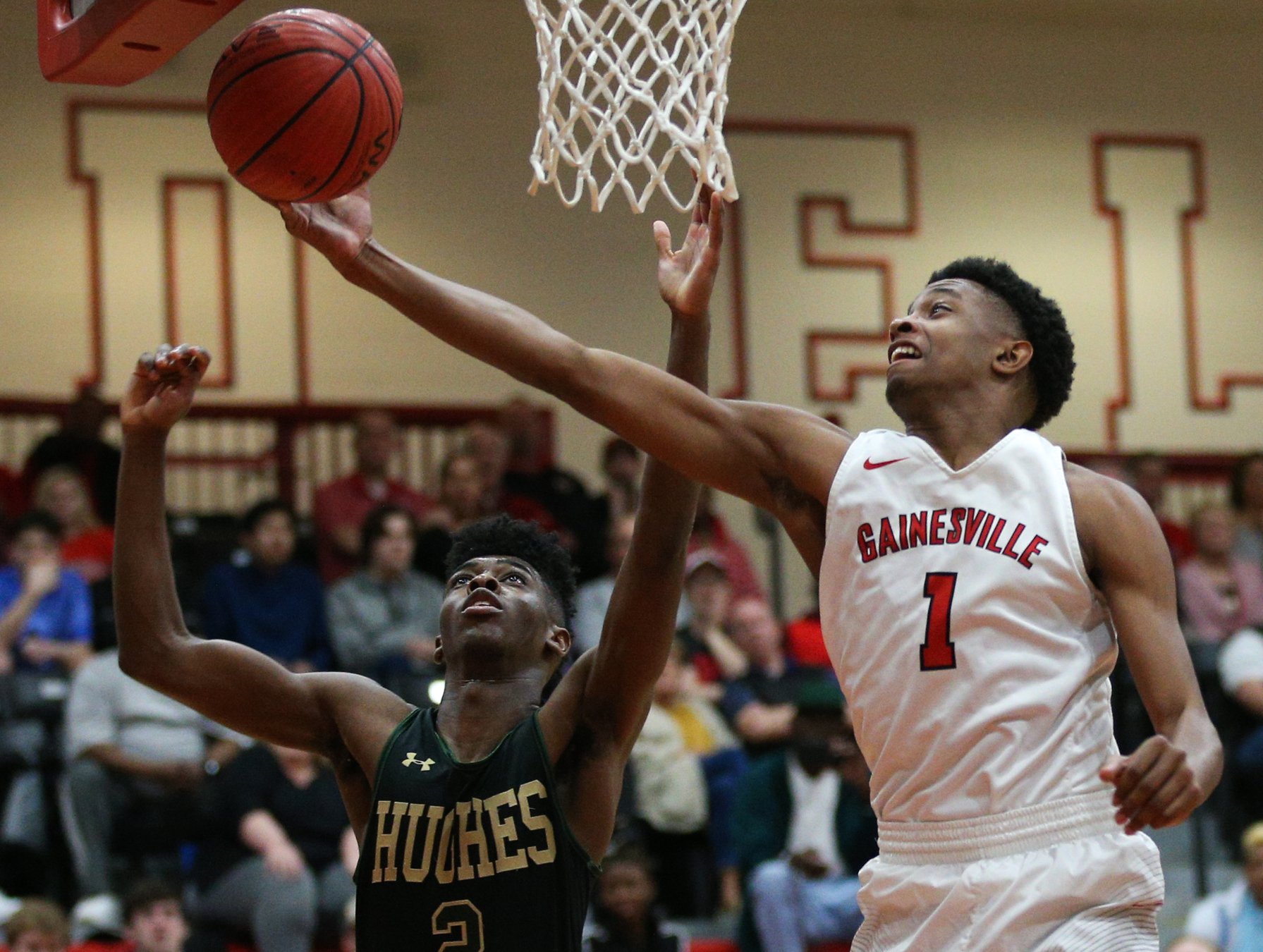 High school basketball Gainesville uses strong fourthquarter
