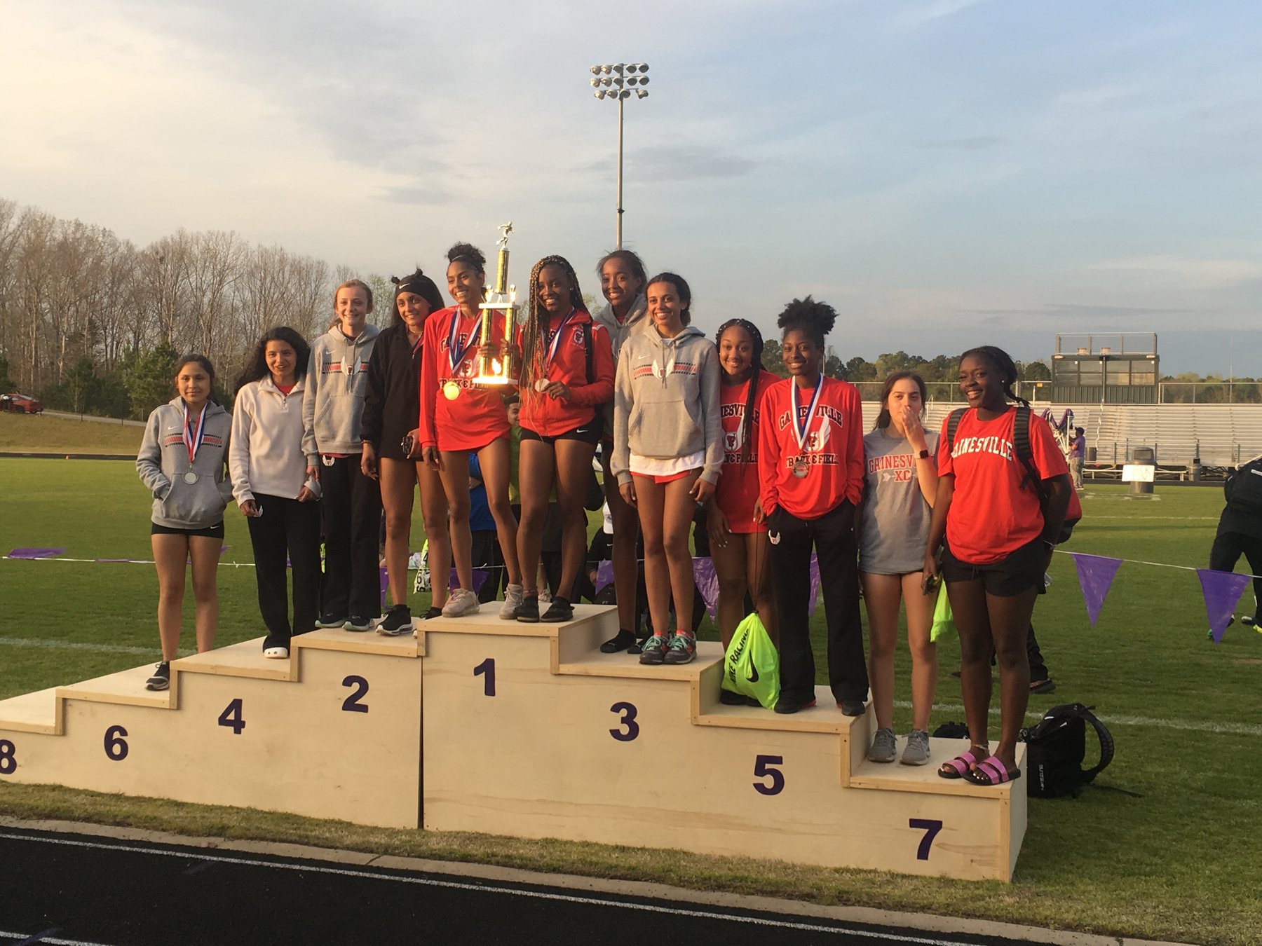 Youthful track and field talent key for Gainesville High girls in Hall