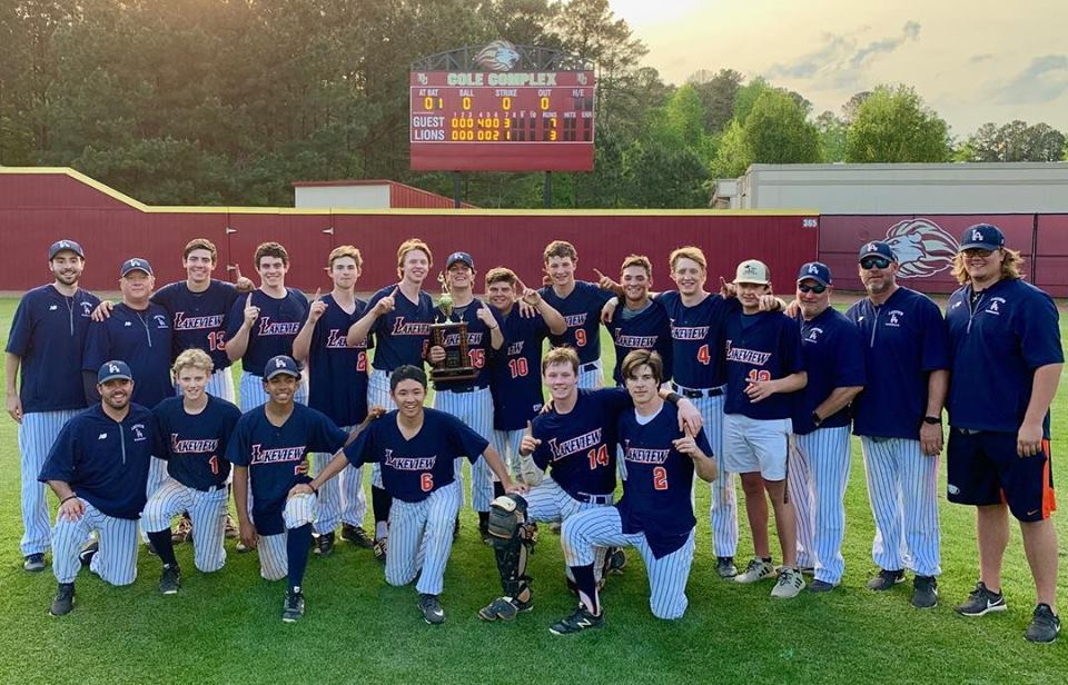 High school baseball Lakeview Academy earns Region 8A championship