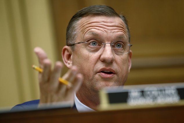 Doug Collins speaks at hearing