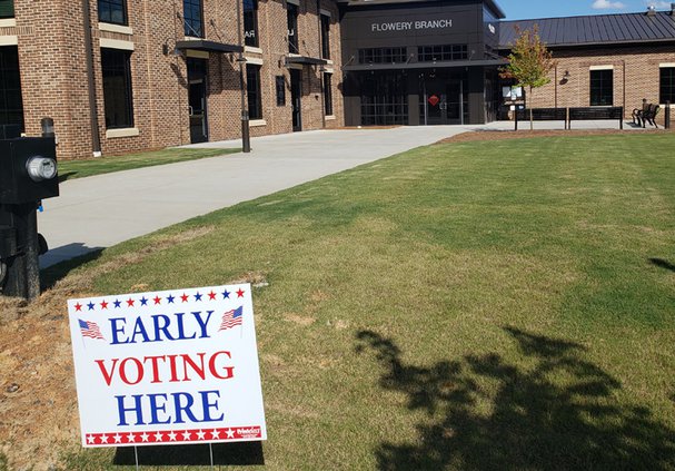 Early voting Flowery Branch