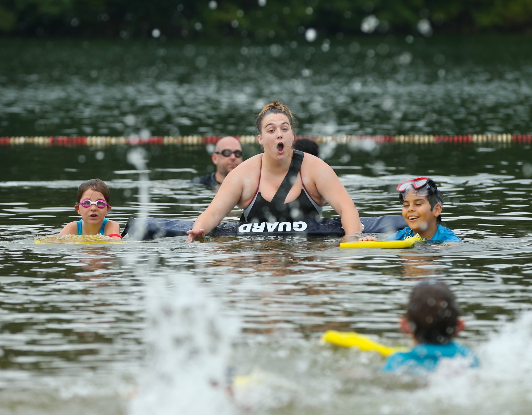 All ages getting free swimming lessons at event on Lake Lanier Gainesville Times