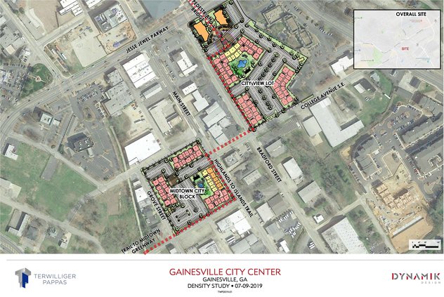 Midtown development map