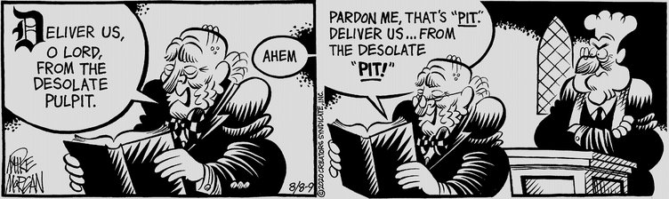 Mike Morgan cartoon