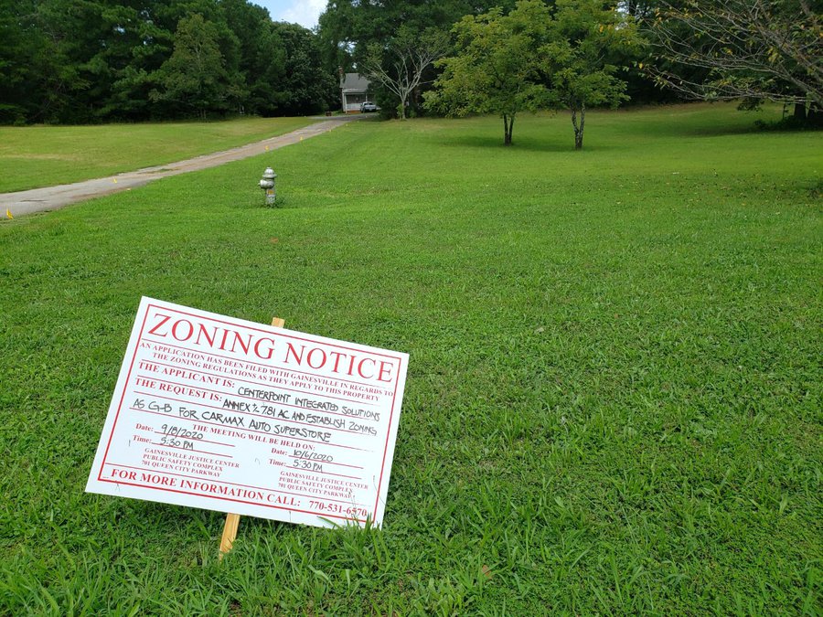 CarMax dealership and car wash in Hall approved by Gainesville City