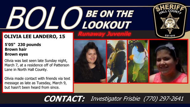 15-year-old girl found safe - Gainesville Times
