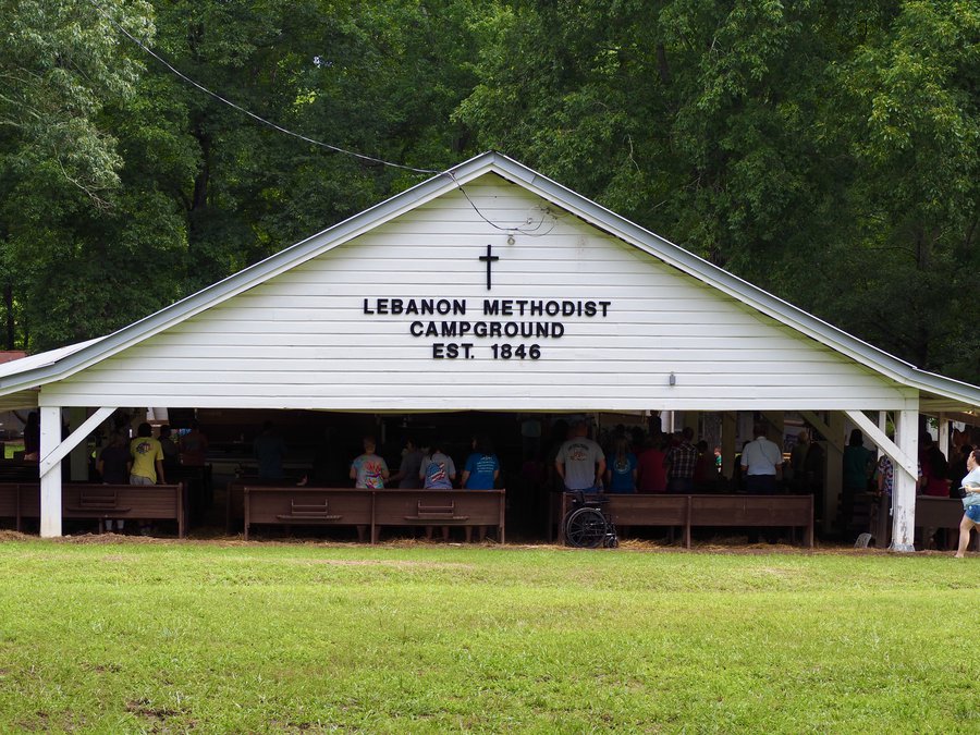 ‘It’s holy ground.’ These revival camp meetings have carried on in Gillsville for 175 years