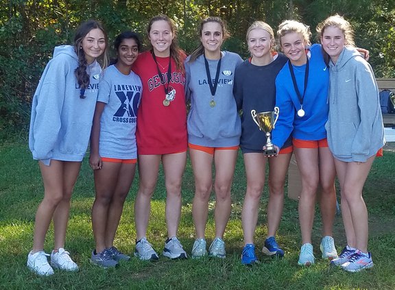 Lakeview Academy girls cross country