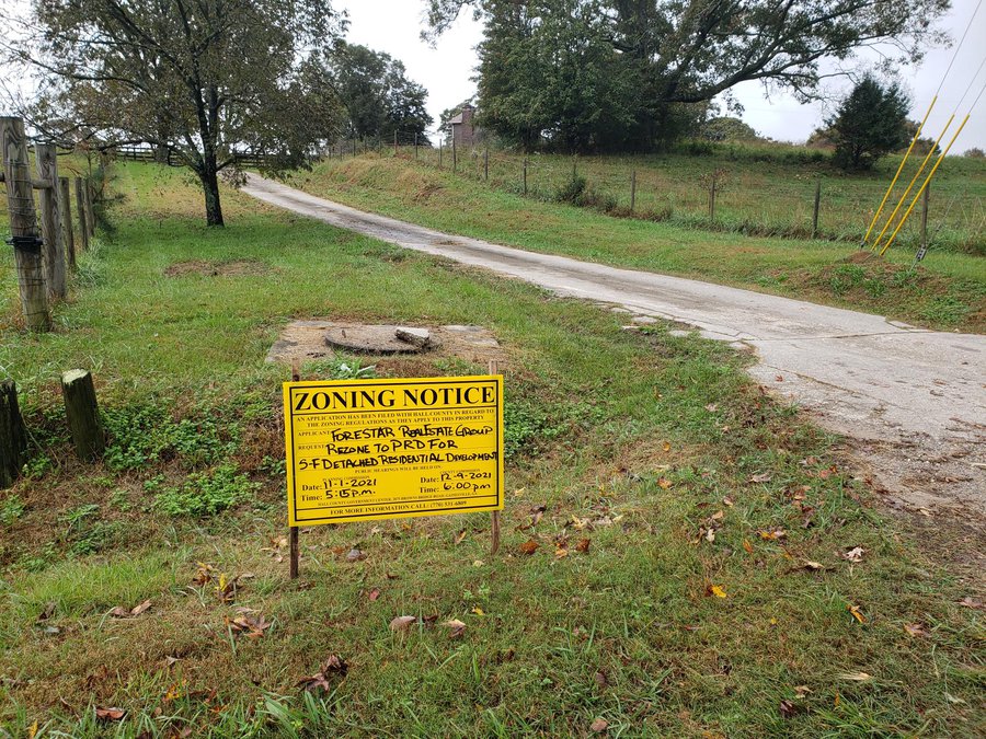 Next steps for subdivision at Poplar Springs Road location