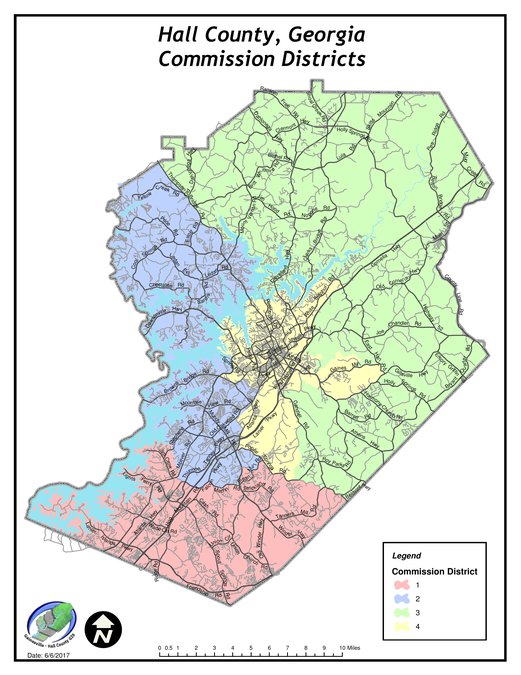 Gis Hall County Ga See Hall County's Proposed Commission, School Board District Maps Following  2020 Census And Redistricting - Gainesville Times