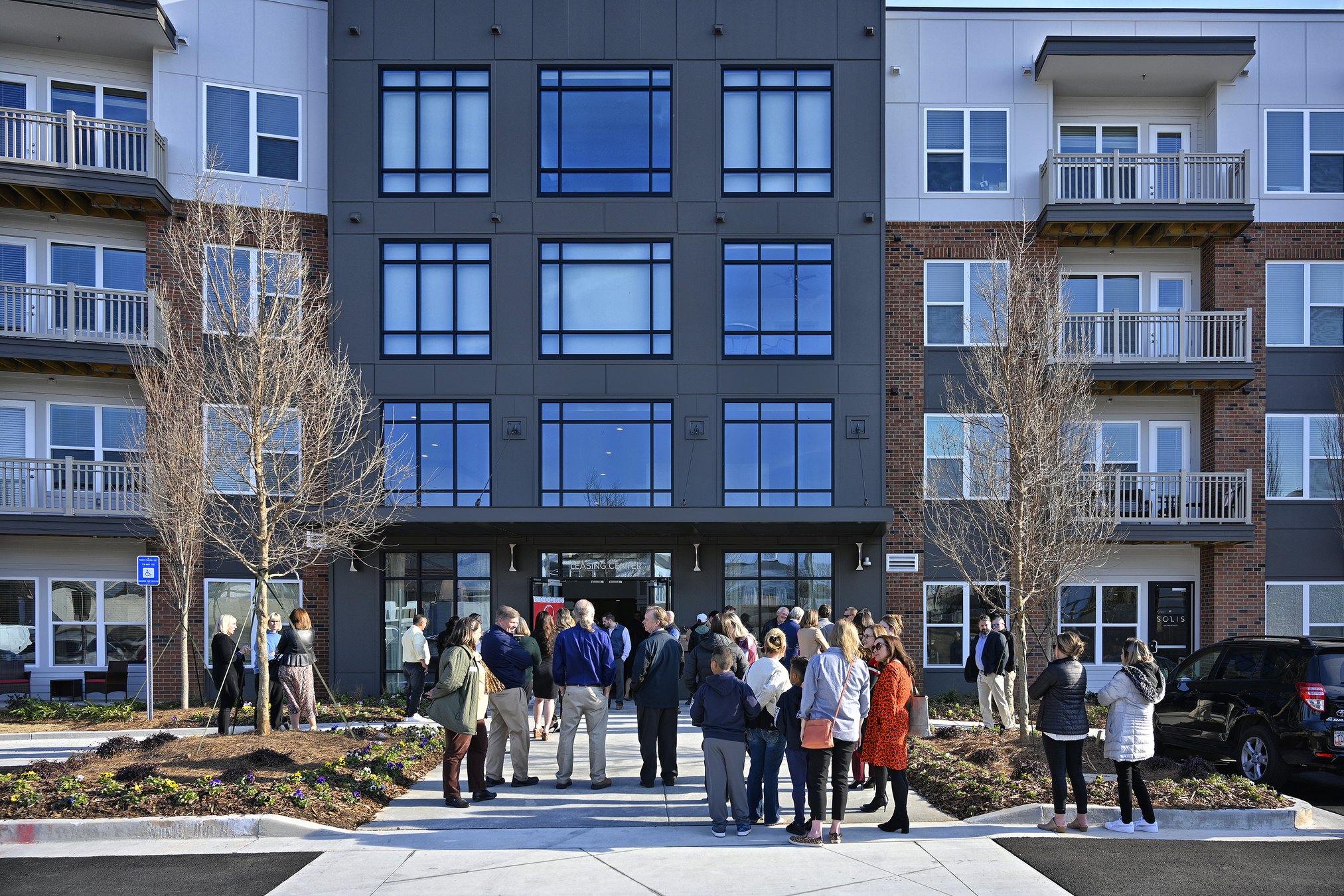 Solis Gainesville luxury apartment complex opens with a big party