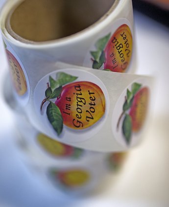 vote sticker