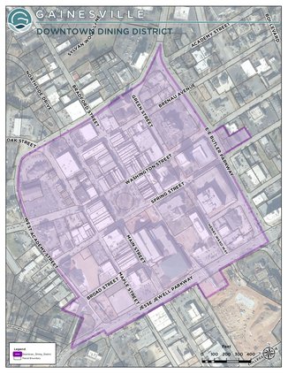 Downtown dining district 2022