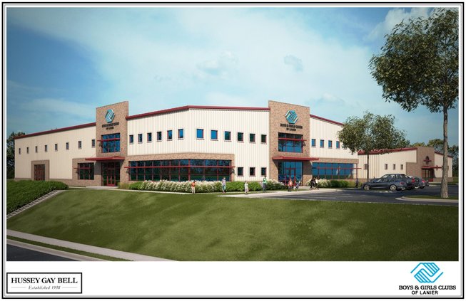 Boys & Girls Clubs of Lanier - rendering of new Positive Place Center 03/03/2023