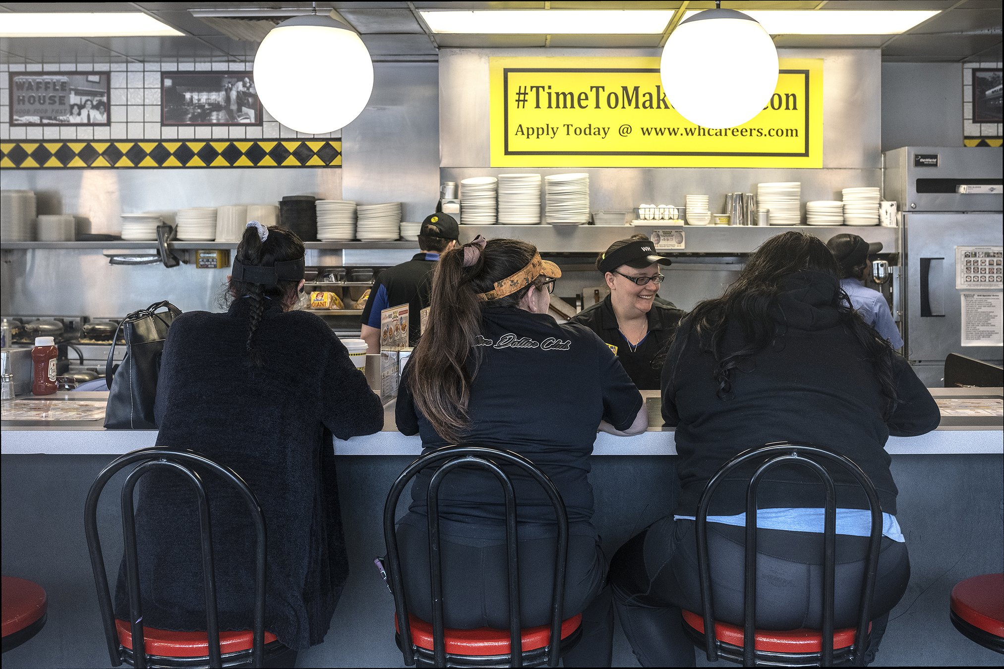 ‘It’s just what we do.’ At this Gainesville Waffle House, customers get