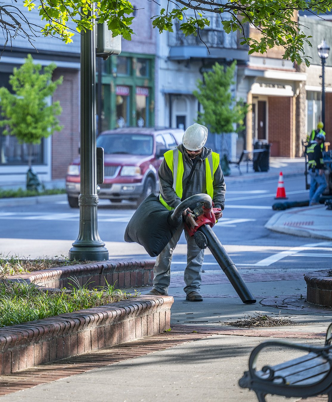 ‘It’s like Christmas out here’ Styrofoam pellets from Marriott