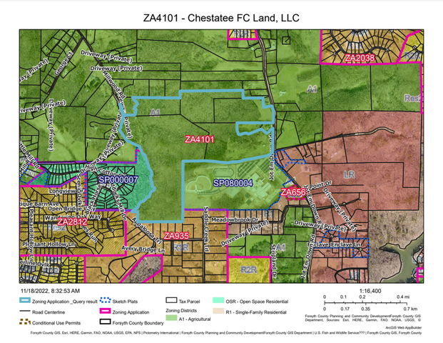Over 200 acres have been rezoned for residential development in this area just outside of Hall County - Vimarsana News