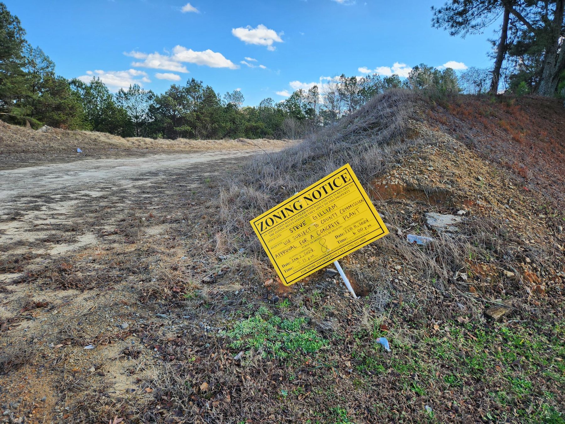 Concrete plant could come to this location off Candler Road in