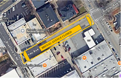 Brenau Ave closed MAP.png