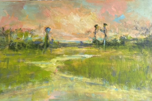 Ester Deen 24x30  Pink Skies   $900.png