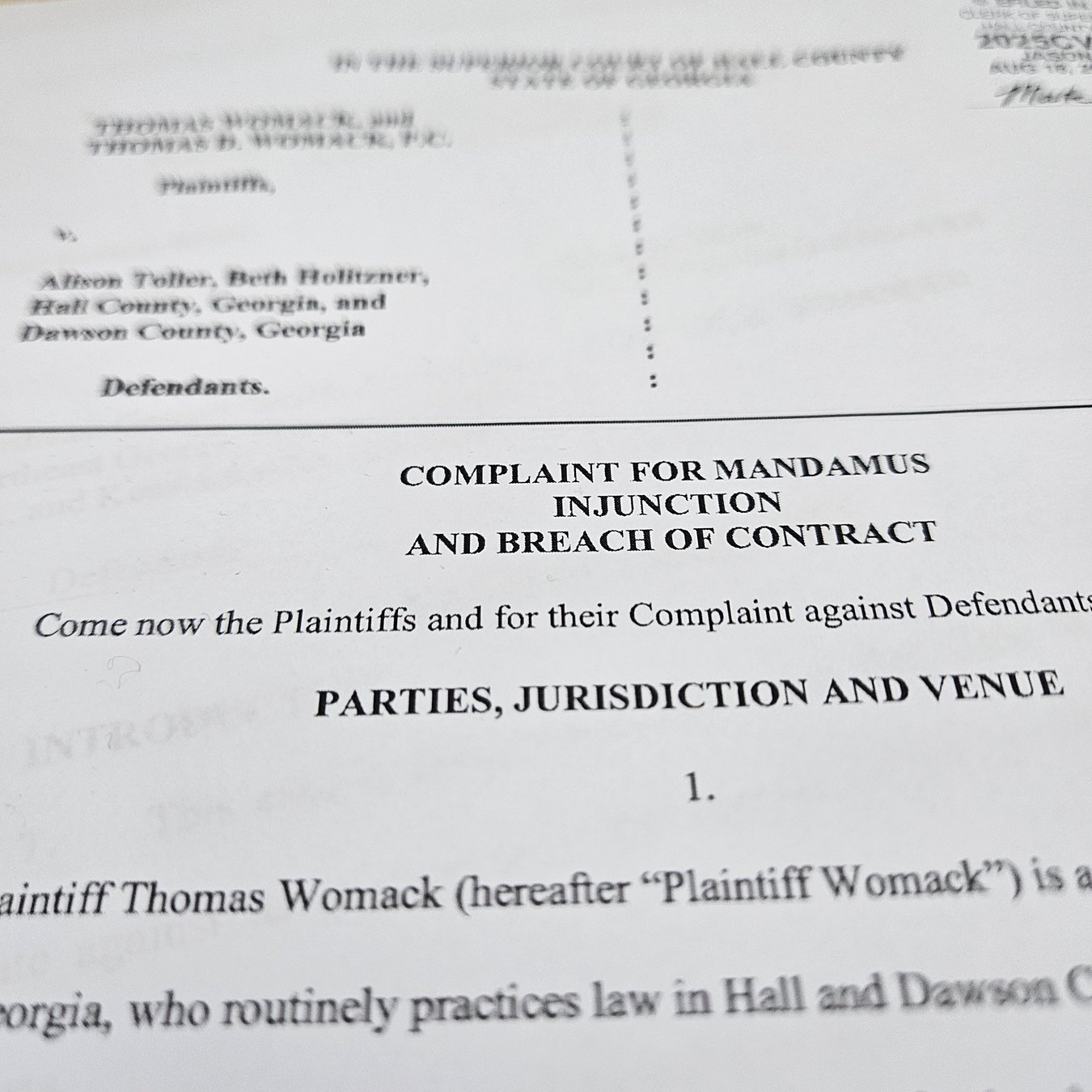 Attorney files lawsuit against Hall County for unpaid work amid