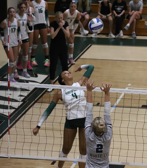 PHOTO GALLERY: North Hall claims Region 6-3A volleyball championship!
