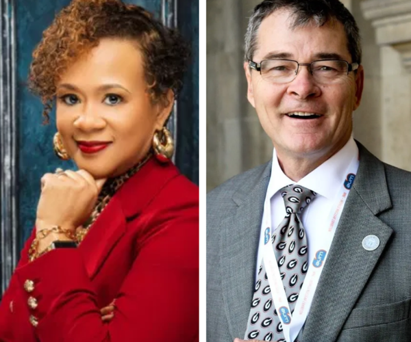 Tim Echols and Alicia Johnson