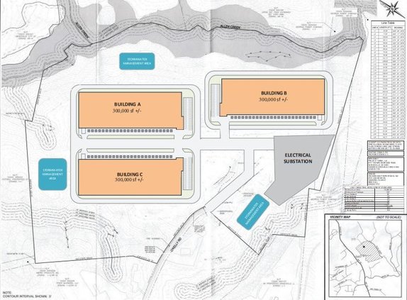 Data center site plan
