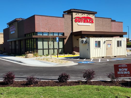 When Outback Steakhouse is opening at Hall-Gwinnett line in Braselton