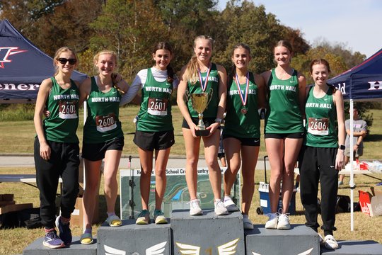 High school cross country: North Hall boys, girls both take top spot in Region 6-3A at state sectionals