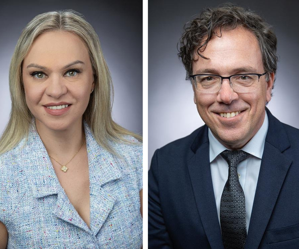 Olga Toleva and Stephane Rinfret