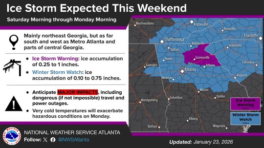 What to expect in coming days from ice storm, according to National Weather Service