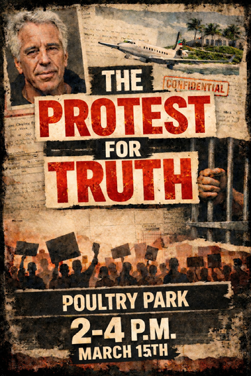 Update: Location changed for protest to shed light on Epstein Files. Here are the details