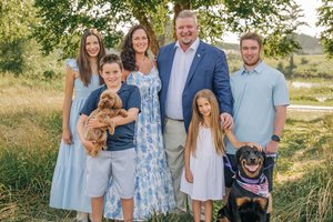 Chad Bingham and family