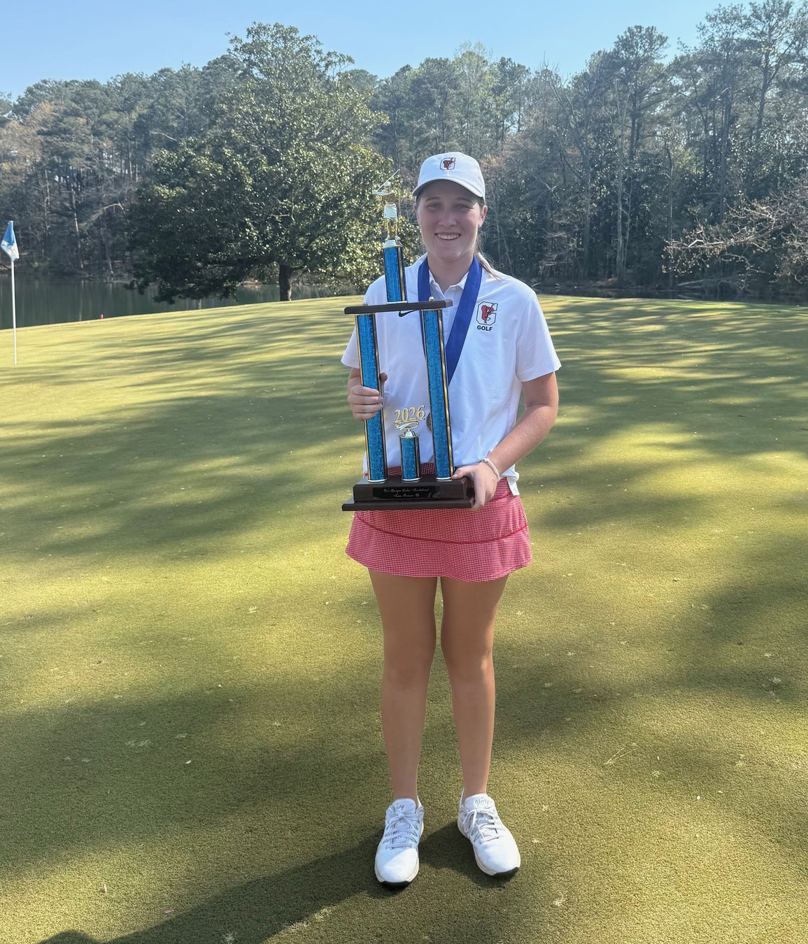 High school golf: Gainesville freshman Addison Peeples wins West ...