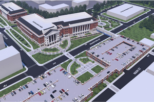 Proposed courthouse location