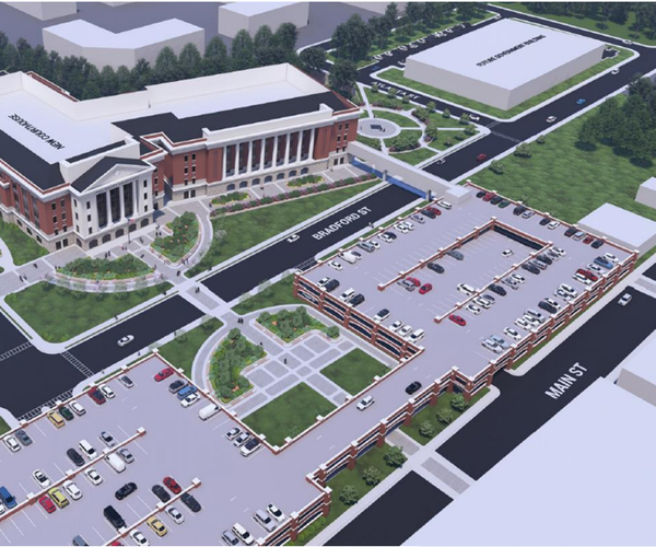 Proposed courthouse location