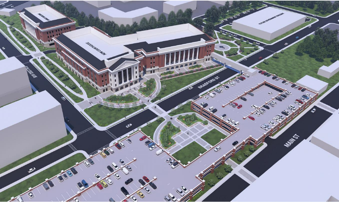 Proposed courthouse location