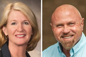 Kathy Cooper and Mark Turner