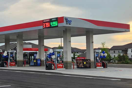 Gas station has opened at new Kroger Marketplace in South Hall