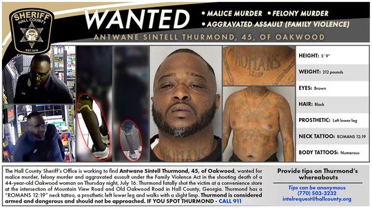 Update: Oakwood man wanted after fatal shooting of woman at Gainesville convenience store
